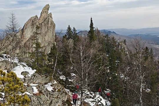 Алабия на лыжах
