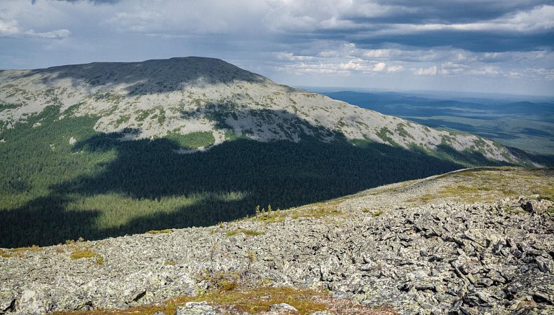 Вид на Буртым с Ощего камня Вид на Буртым с Ощего камня