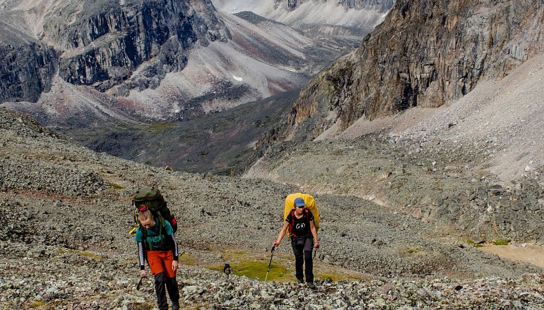 спуск к БАМу с Балтийского перевала
