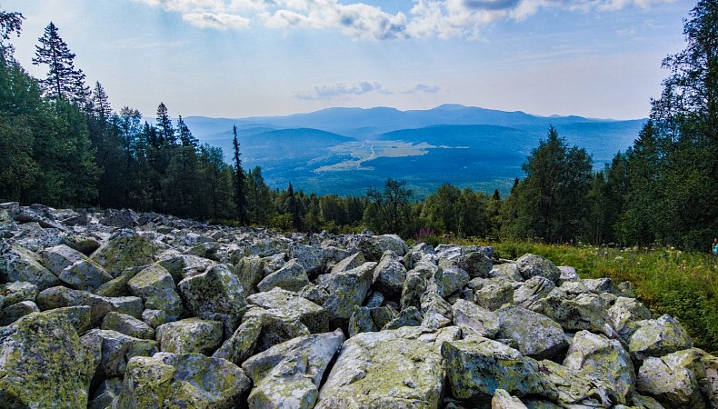 Каменная река на Зигальге