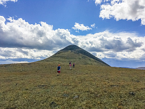 Вершинный конус сопки. Фото - Лена Сенцова